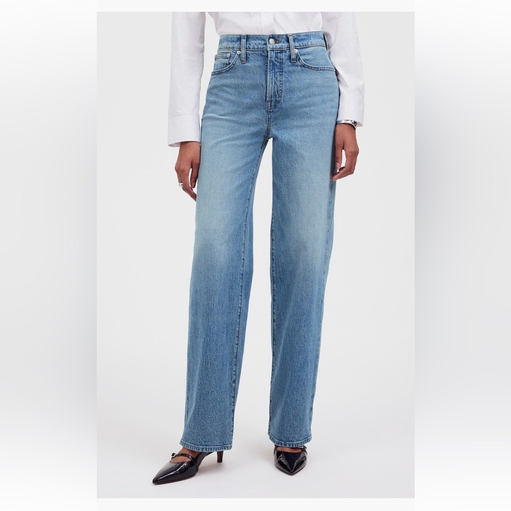 The perfect wide leg jean Madewell 27